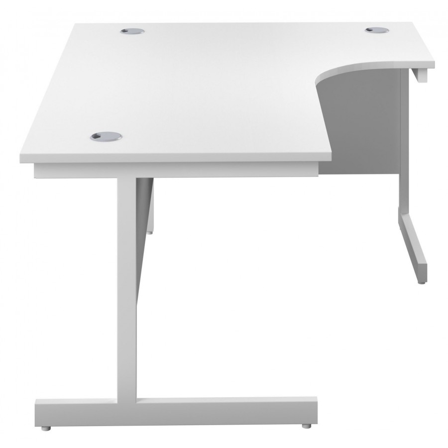 Olton Single Cantilever Corner Office Desk